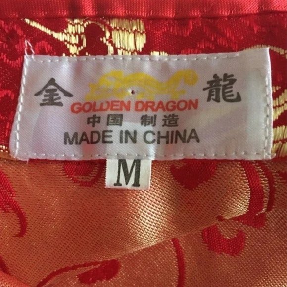 Vintage GOLDEN DRAGON Traditional Cheongsam Dress - Picture 9 of 9